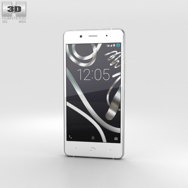 BQ Aquaris X5 Plus White 3D model