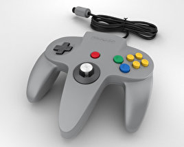 Nintendo 64 Controller 3D model