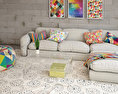 Living room sofa Free 3D model