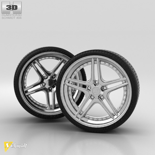 Schmidt FS Line Bundige Speichen 3D модель