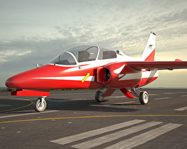 SIAI-Marchetti S.211 Modelo 3d