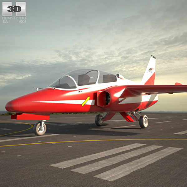 SIAI-Marchetti S.211 3D model