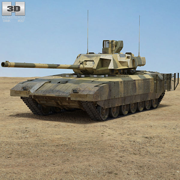 T-14 Armata Modello 3D
