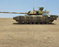 T-14阿玛塔主战坦克 3D模型 侧视图