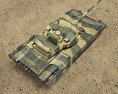 T-14阿玛塔主战坦克 3D模型 顶视图