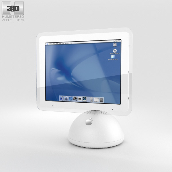 Apple iMac G4 2002 3D модель