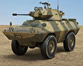 V-150 Commando Armored Car Modello 3D