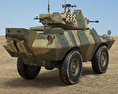 V-150 Commando Armored Car Modelo 3D vista trasera