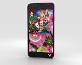 LG Disney Mobile on Docomo DM-02H Pink 3D-Modell