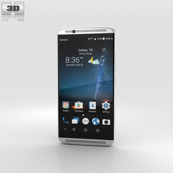 ZTE Axon 7 Quartz Grey 3D model