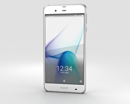 Sharp Aquos Xx3 白色的 3D模型