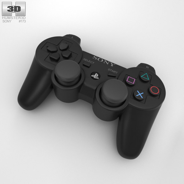 Sony PlayStation 3 Manette Modèle 3D