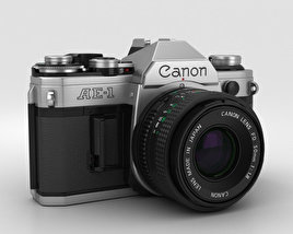 Canon AE-1 Modello 3D