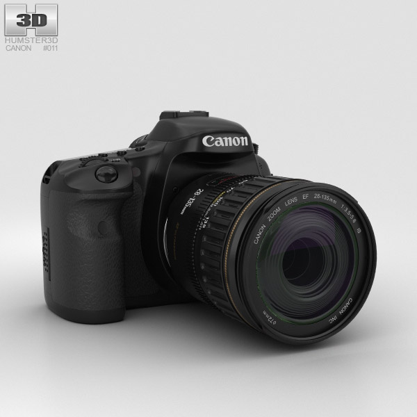 Canon EOS 7D 3D-Modell