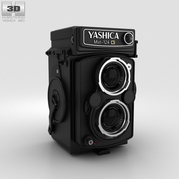 Yashica Mat 124g Modèle 3D