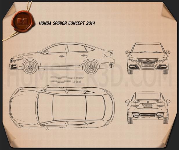 Honda Spirior 2014 Blueprint
