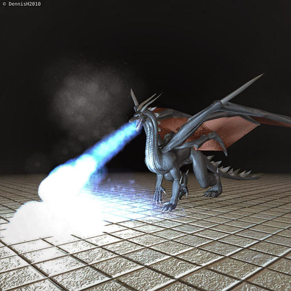 Black Dragon Rigged Download Free 3D models