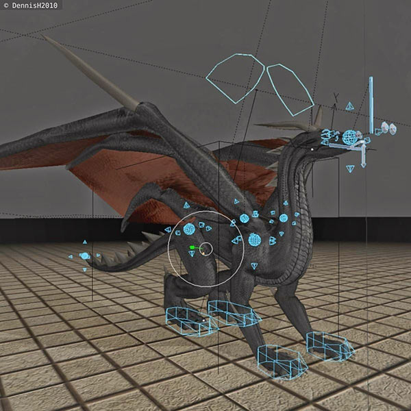 Black Dragon Rigged Download Free 3D models Black Dragon Rigged Download Free 3D models