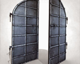 Old Basement Door