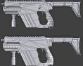 Submachine Gun M24 R Free 3D model