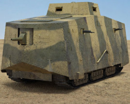 A7V Sturmpanzerwagen 3D model