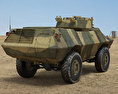 M1117 Armored Security Vehicle 3D модель back view