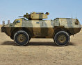 M1117 Armored Security Vehicle Modèle 3d vue de côté