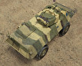 M1117 Armored Security Vehicle 3d model top view