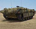 Stridsvagn 103 S-Tank 3d model back view