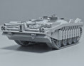 Stridsvagn 103 S-Tank 3d model clay render