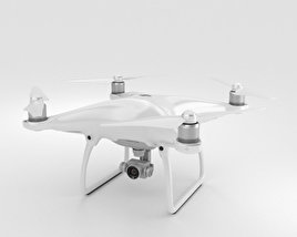 DJI Phantom 4 Drone Modelo 3d
