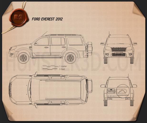 Ford Everest 2012 Blueprint