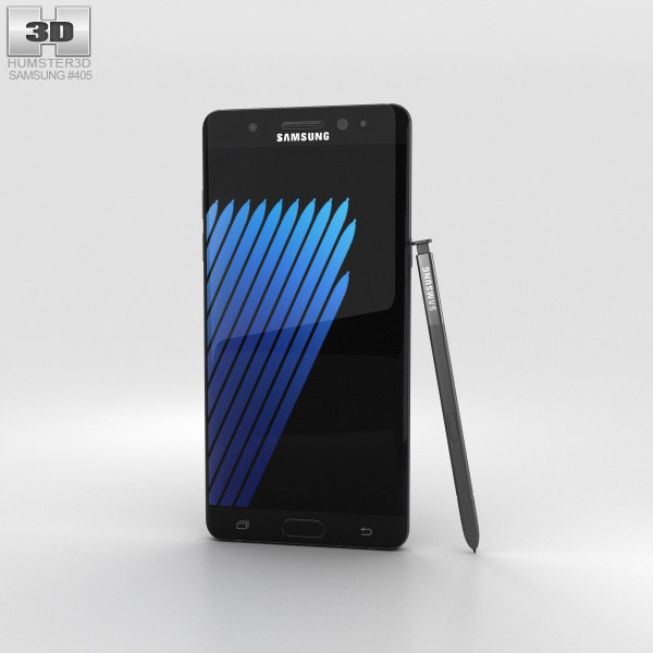 Samsung Galaxy Note 7 Black Onyx 3D model