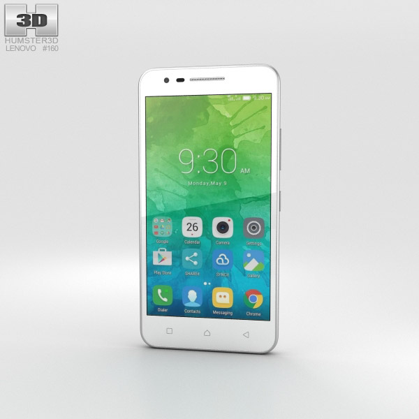 Lenovo Vibe C2 Blanc Modèle 3D