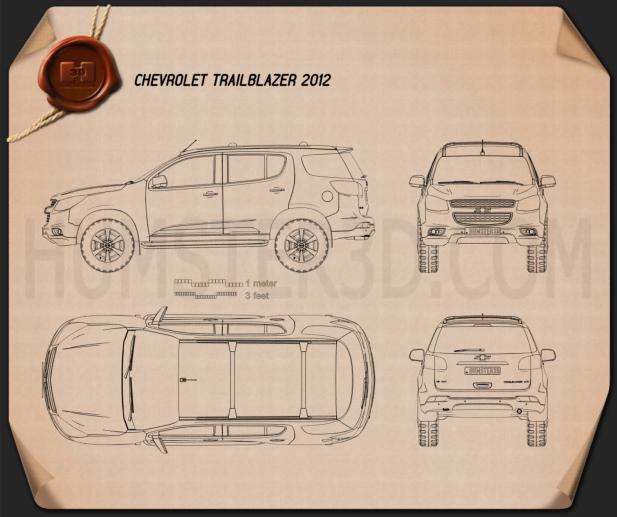Chevrolet Trailblazer 2012 Blueprint