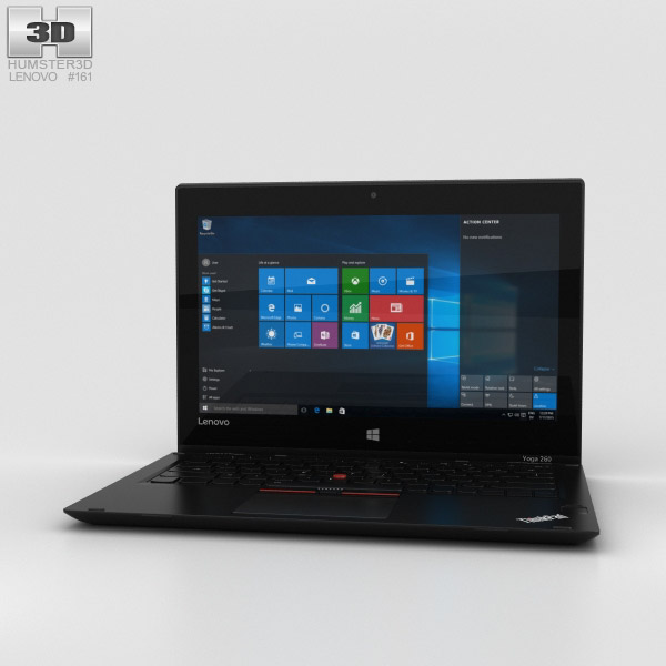 Lenovo ThinkPad Yoga 260 3D-Modell