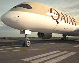 Airbus A350-900 Modelo 3D
