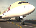Airbus A350-900 3D 모델 