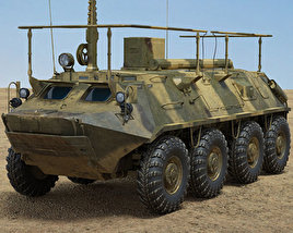 BTR-60PU 3D 모델 