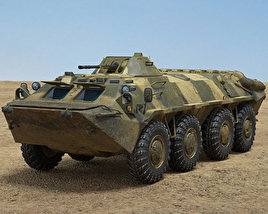 BTR-70 Modelo 3D