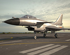 청두 J-10 3D 모델 