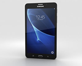 Samsung Galaxy J Max 黑色的 3D模型