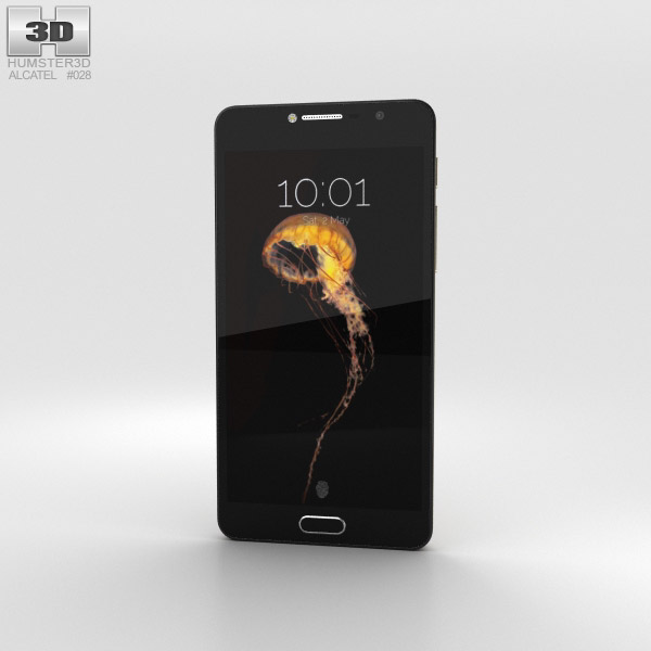 Alcatel Flash Plus 2 Venus Gold 3D model