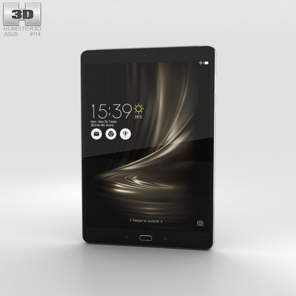 Asus Zenpad 3S 10 Grey Modello 3D