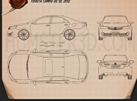 Toyota camry blueprint