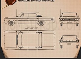 Ford blueprint Download - Hum3D