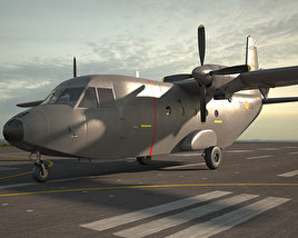CASA C-212 Aviocar 3D model