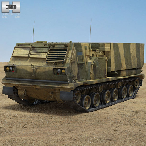 M270 MLRS Modello 3D