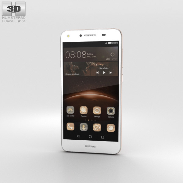 Huawei Y5II Rose Pink 3D-Modell