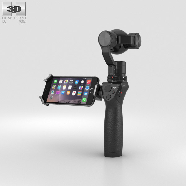 DJI Osmo カメラ 3Dモデル